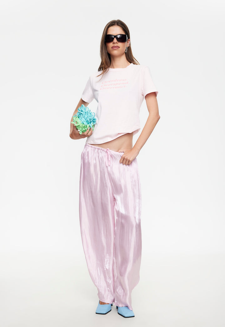 OVERDRESSED TEE - POCKET PINK