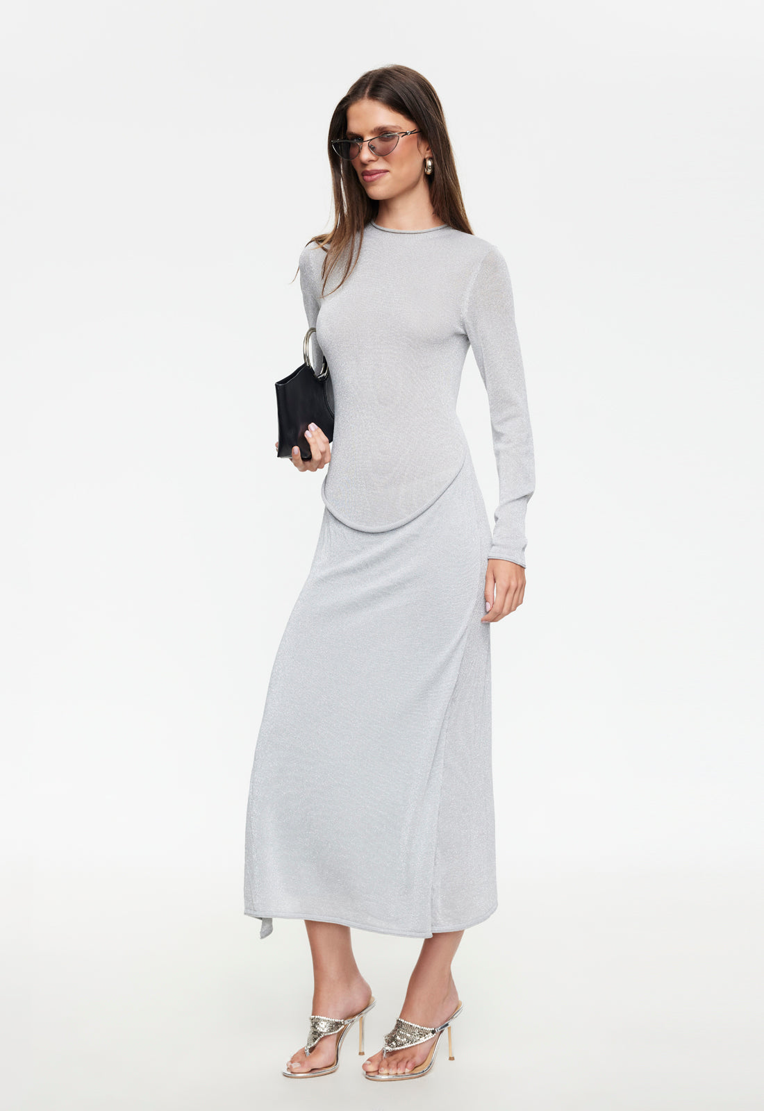 RESOLUTION MAXI DRESS - SILVER