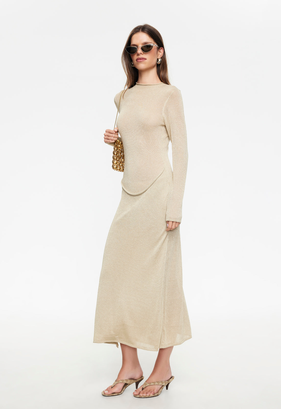 RESOLUTION MAXI DRESS - OYSTER