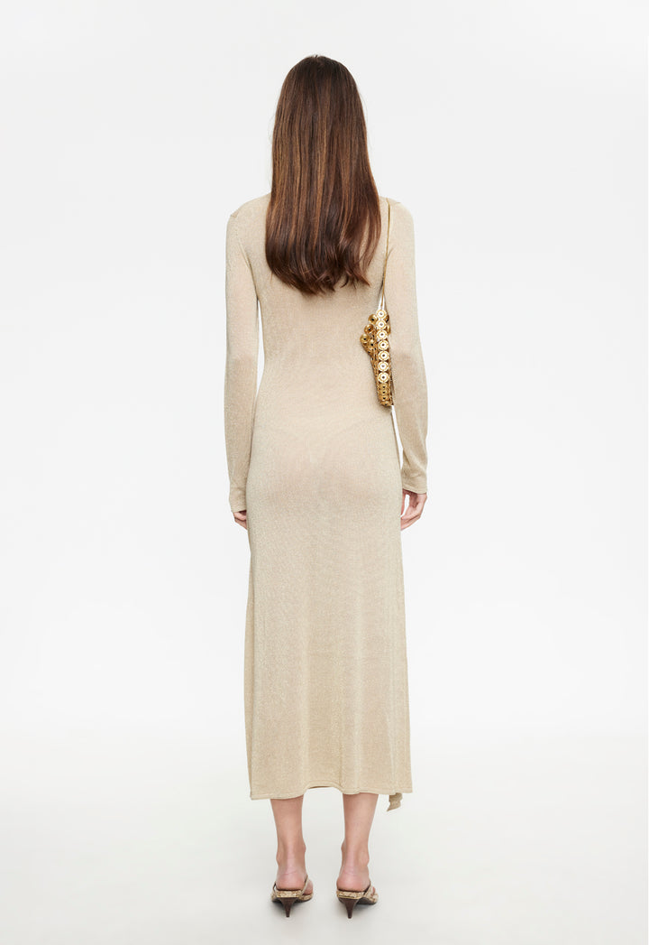 RESOLUTION MAXI DRESS - OYSTER