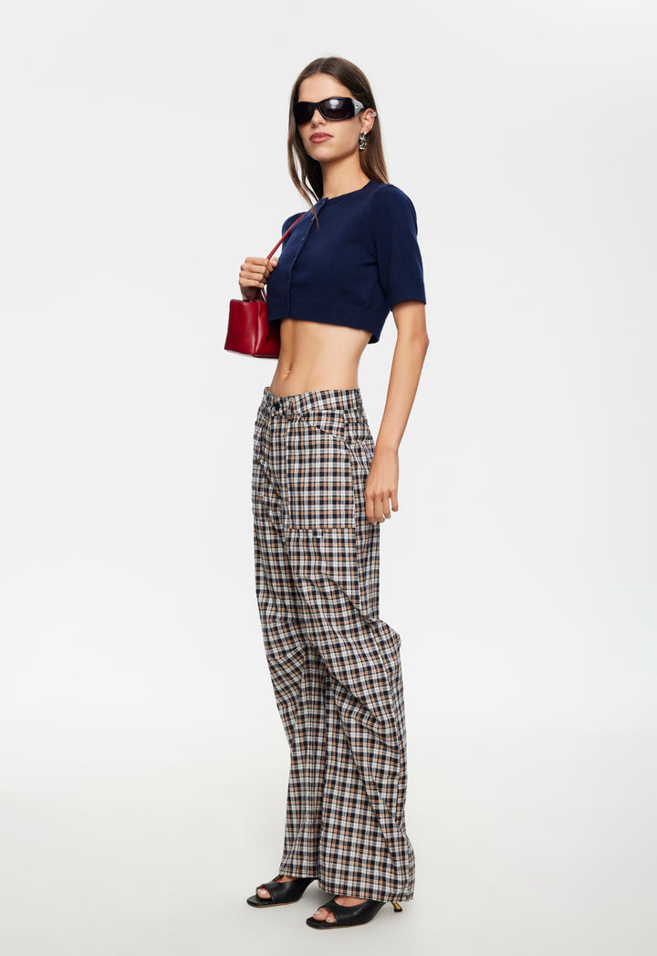 MIAMI VICE PANT - BEIGE TARTAN