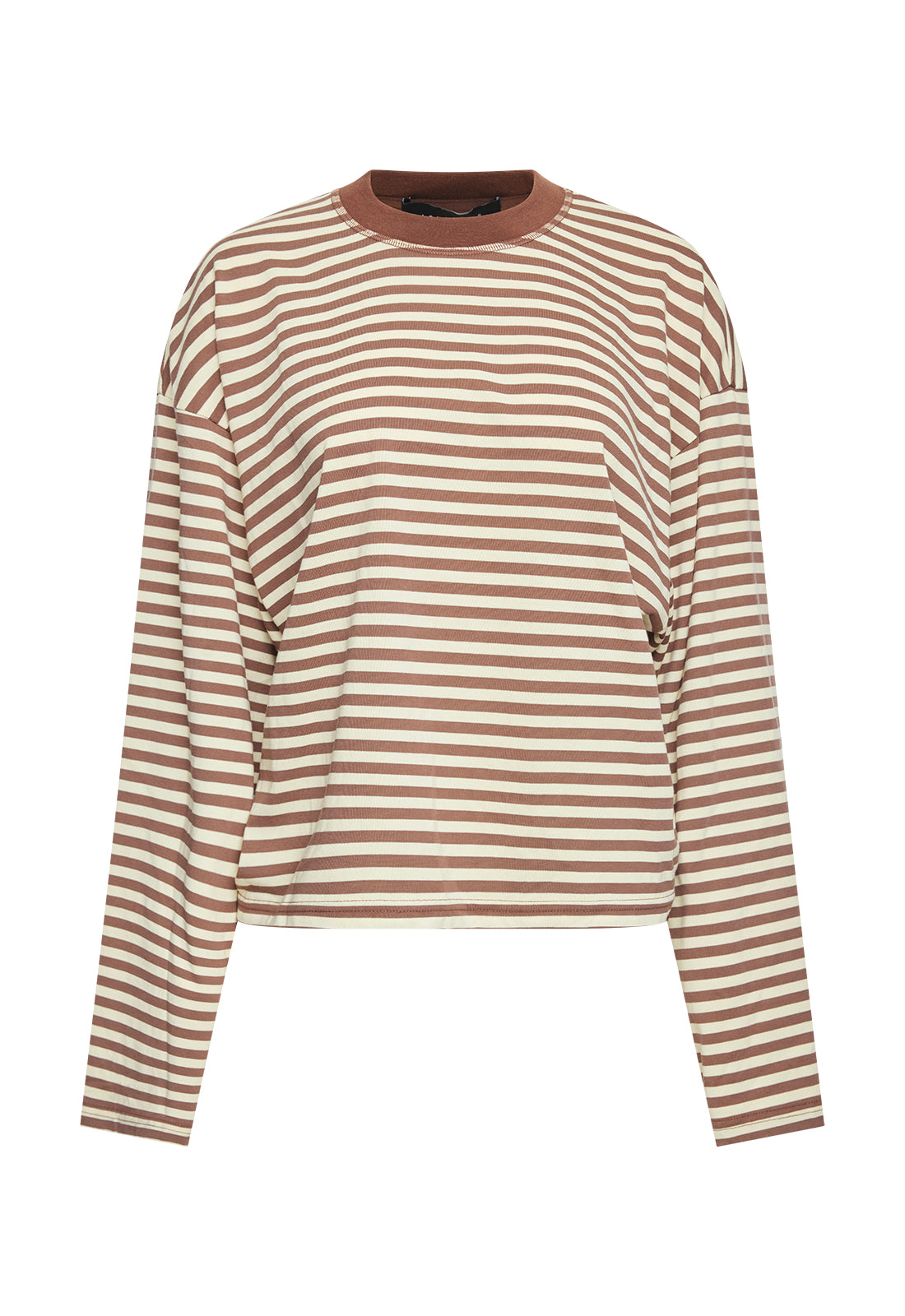 BLOOM LONG SLEEVE - CHOCOLATE STRIPE