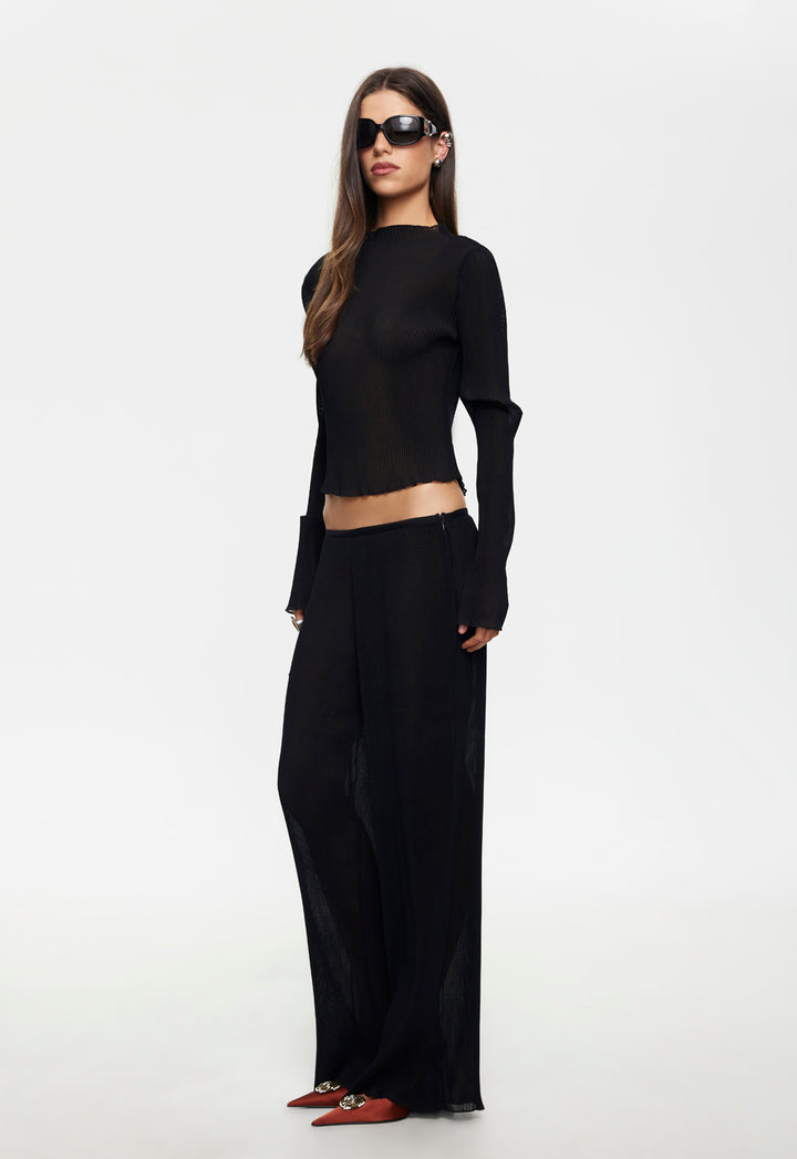 FORD LONG SLEEVE TOP - ONYX