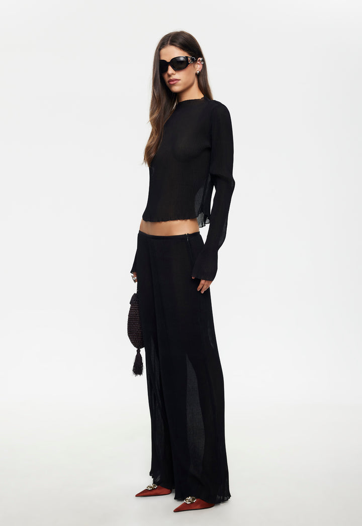 FORD LONG SLEEVE TOP - ONYX