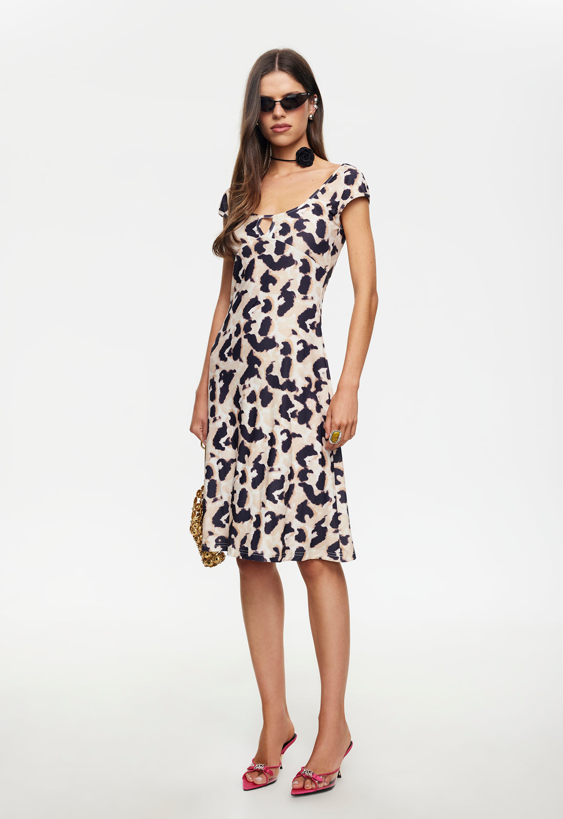 ROBERTO MIDI DRESS - DESERT MUSE