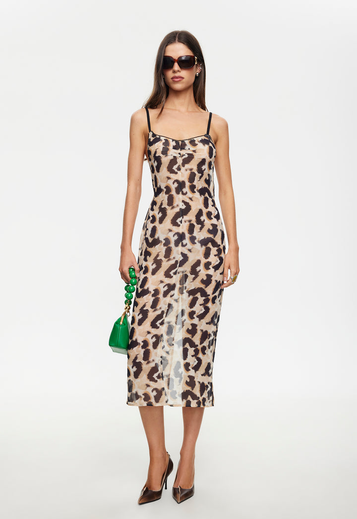 ELECTRA MIDI DRESS - DESERT MUSE