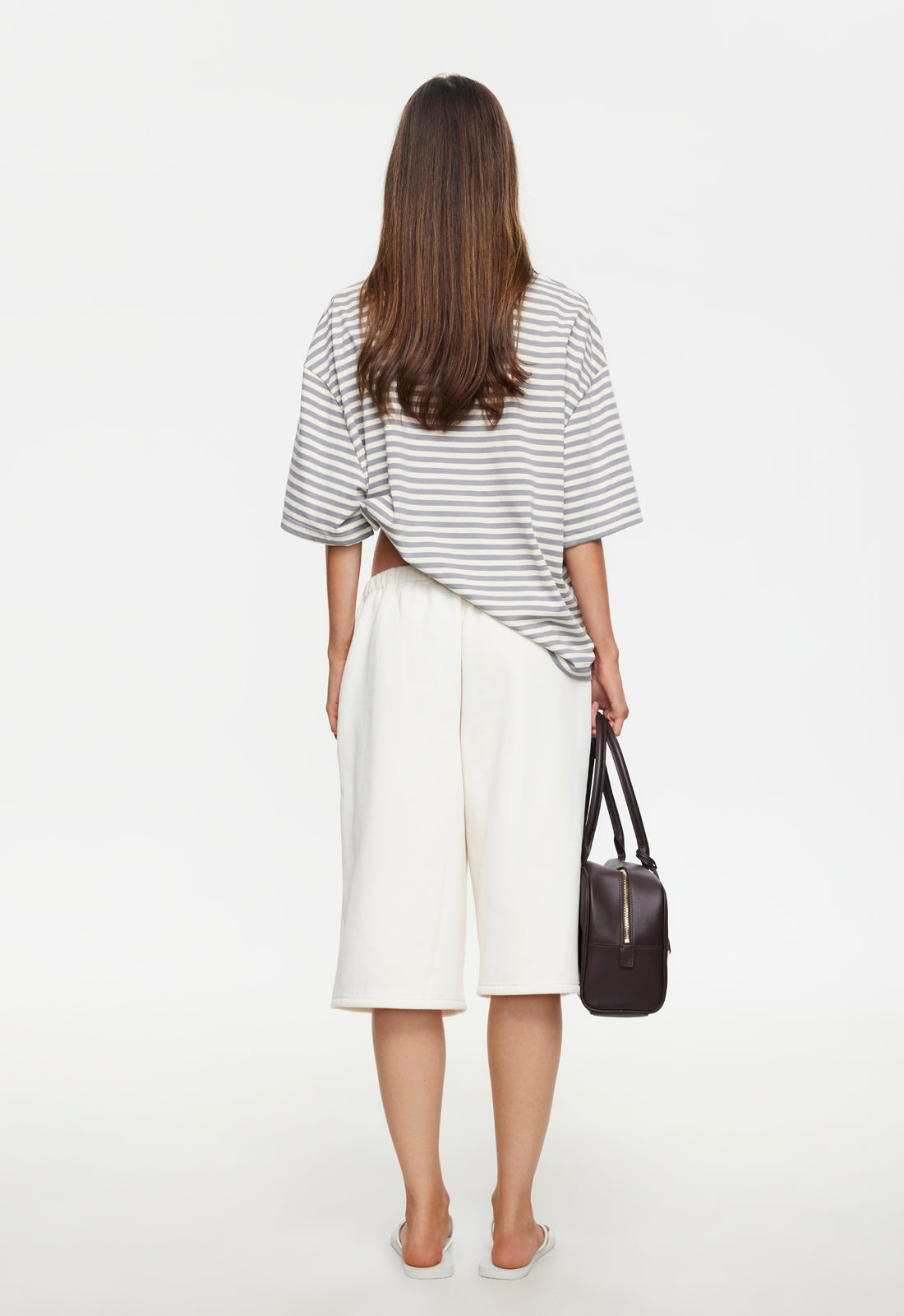 BLOOM SHORT SLEEVE - ASH STRIPE