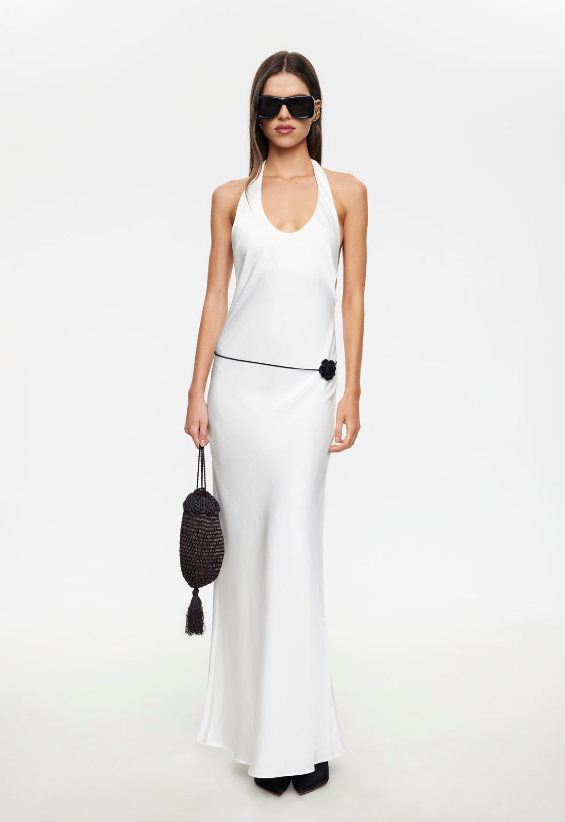 BARE MAXI DRESS - PORCELAIN