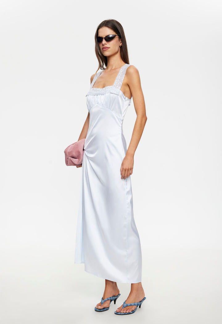 LOVE LETTERS MAXI DRESS - BABY BLUE
