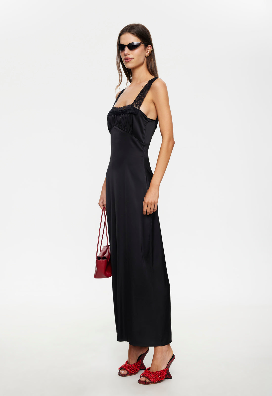 LOVE LETTERS MAXI DRESS - NOIR