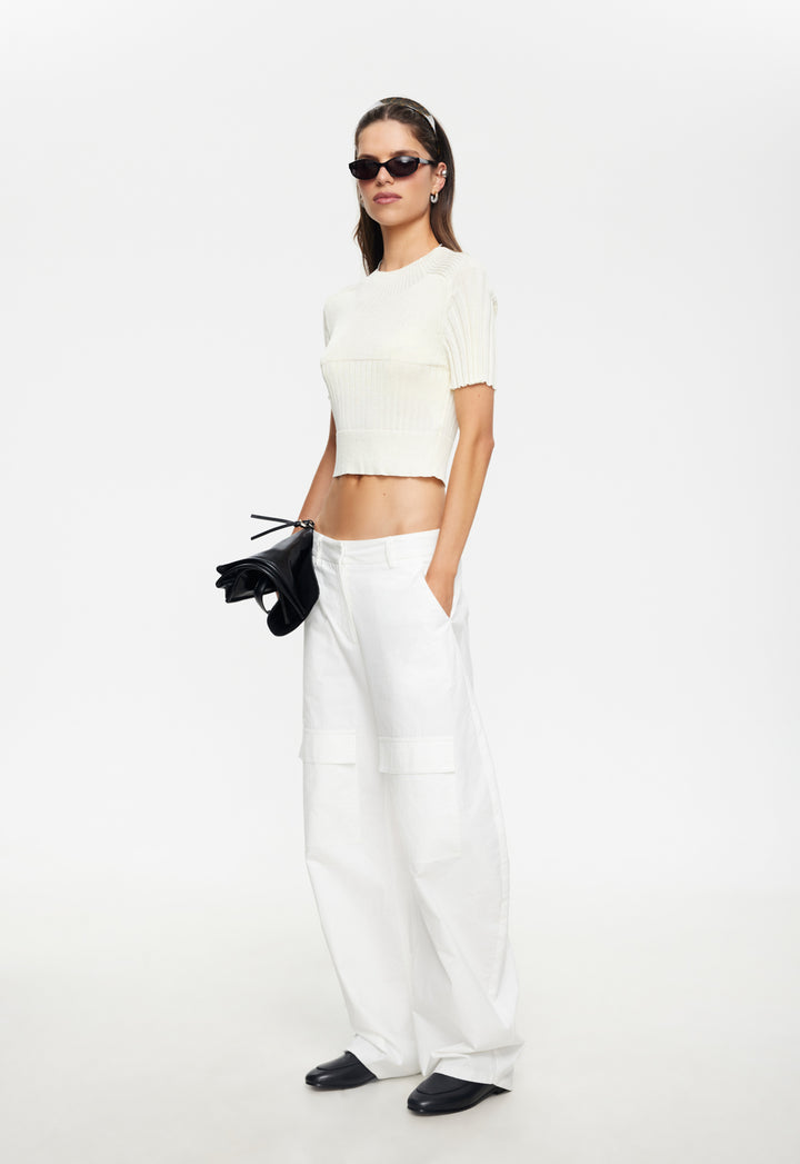 ROMA KNIT TOP - CREAM