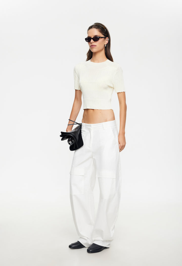 ROMA KNIT TOP - CREAM
