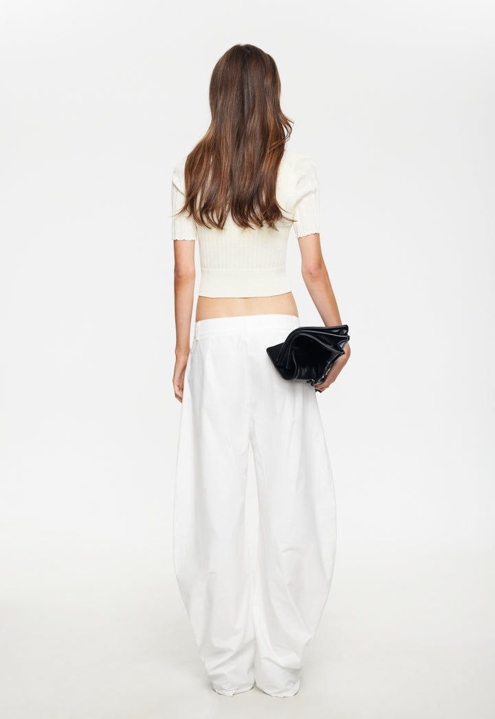 ROMA KNIT TOP - CREAM