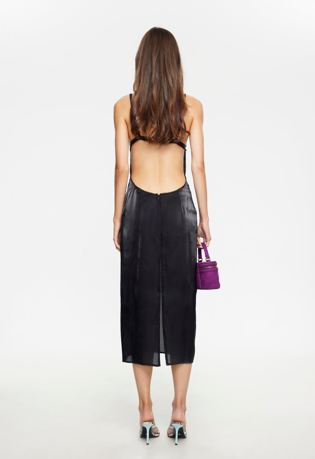 ELECTRA MIDI DRESS - NOIR