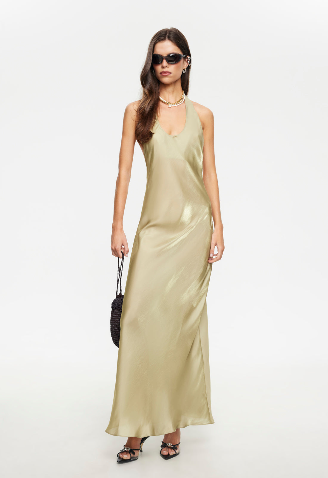 BARE MAXI DRESS - GOLD