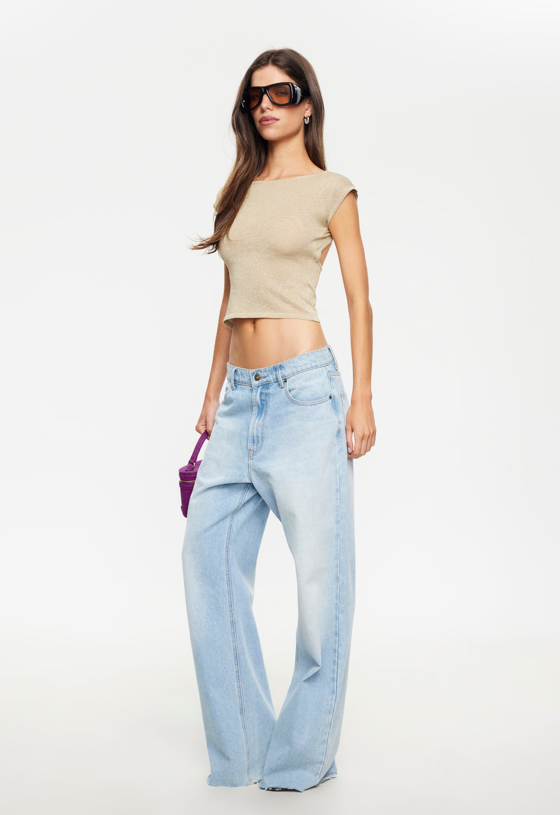 UNO TIE TOP - OYSTER