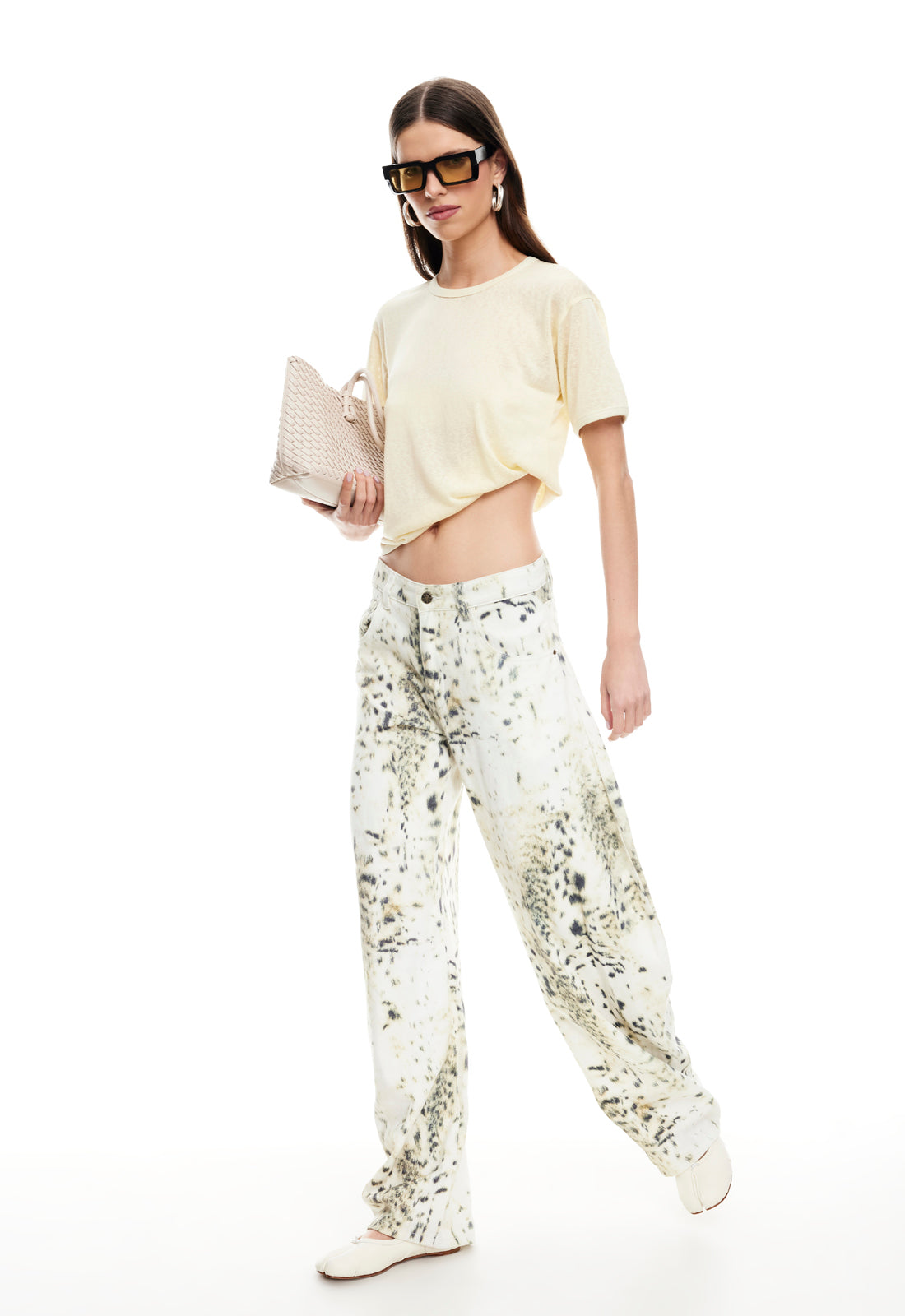 HORSESHOE JEAN - SNOW LEOPARD