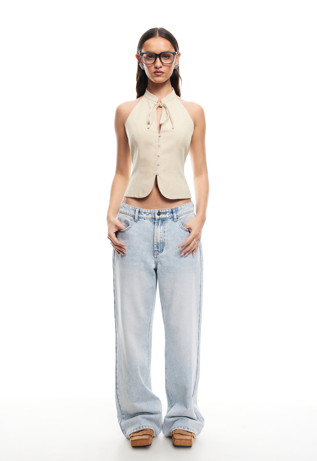 UTOPIAN TOP - DEEP WHEAT