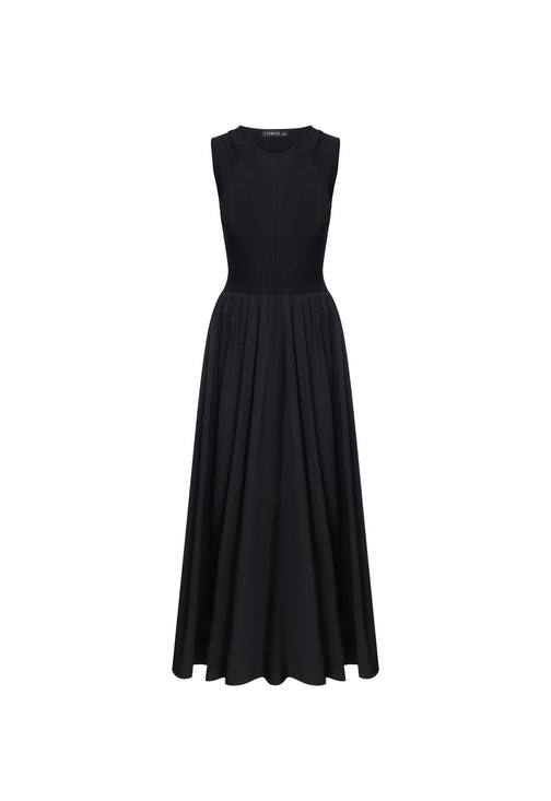 PIROUETTE MAXI DRESS - ONYX