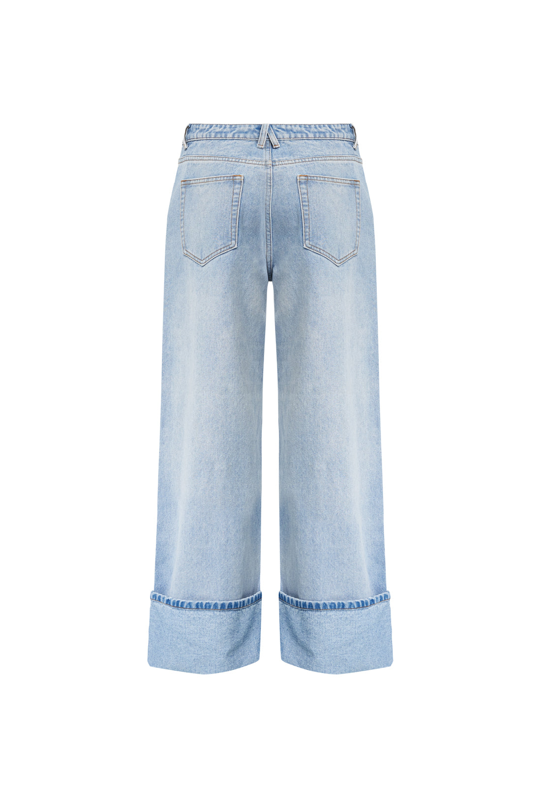 TOP MODEL CUFFED JEAN - LIGHT DENIM