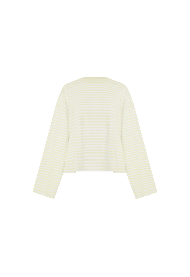 BLOOM LONG SLEEVE - LEMON STRIPE