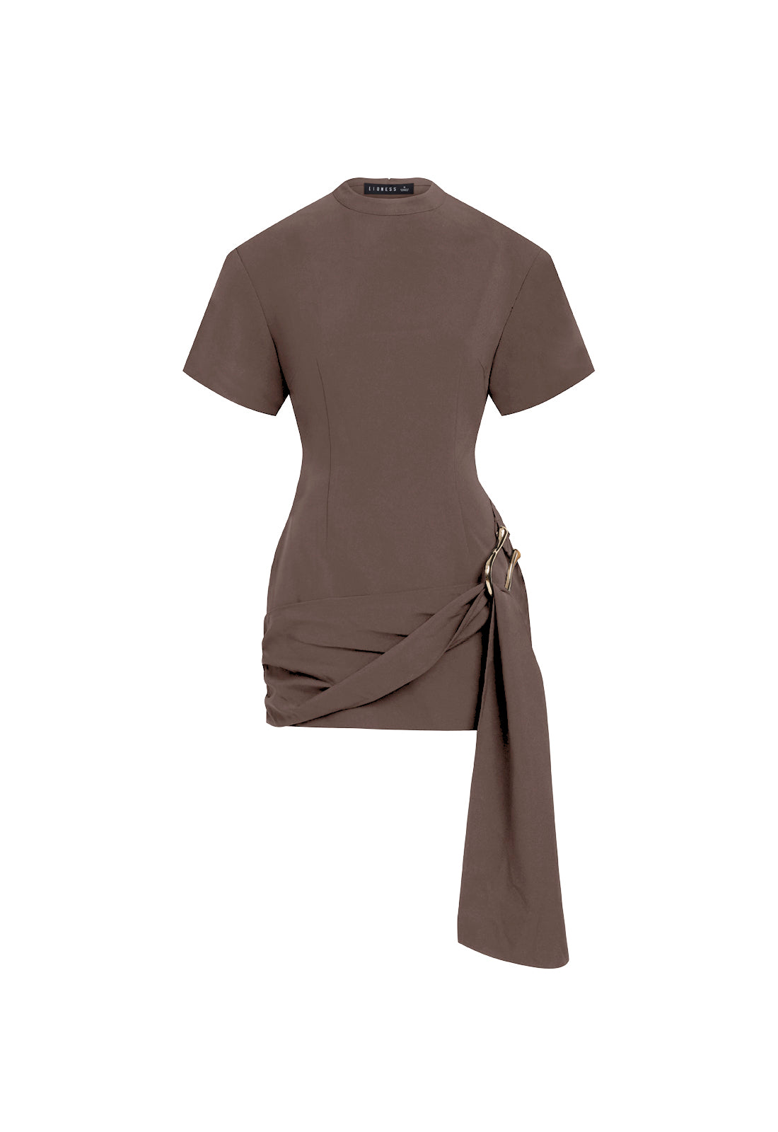 MARTINI MINI DRESS - CHOCOLATE