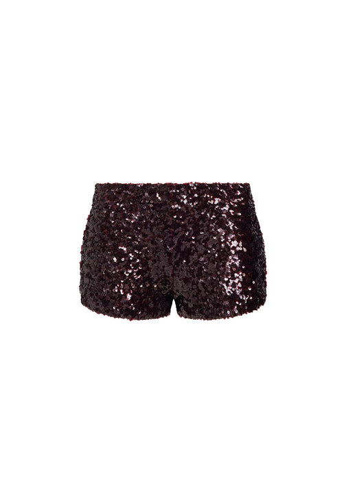 NIGHT RIDER MINI SHORT - BURGUNDY