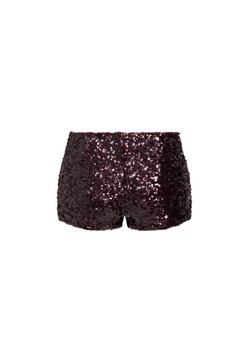 NIGHT RIDER MINI SHORT - BURGUNDY