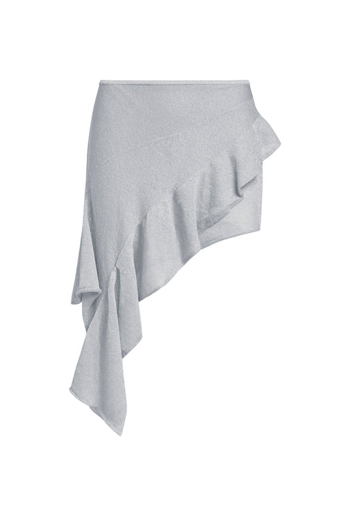 PALISADES MINI SKIRT - SILVER