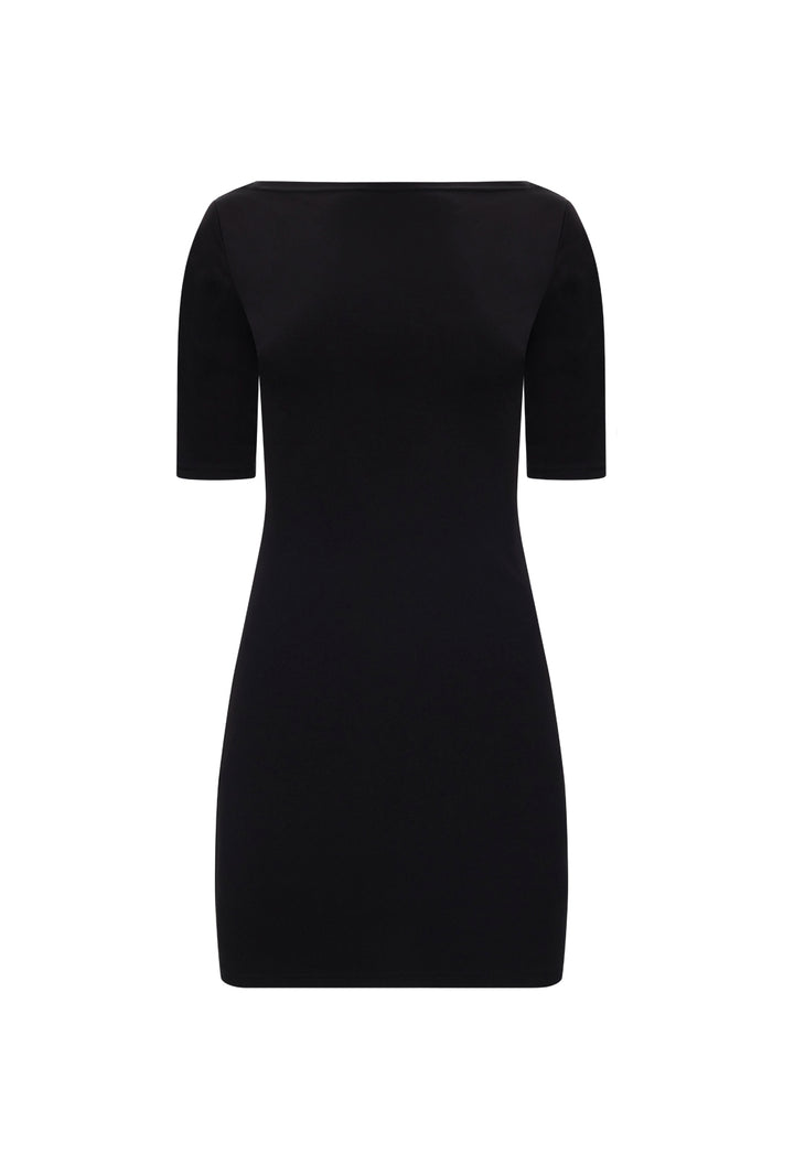 AFTER FIVE MIDI DRESS - ONYX