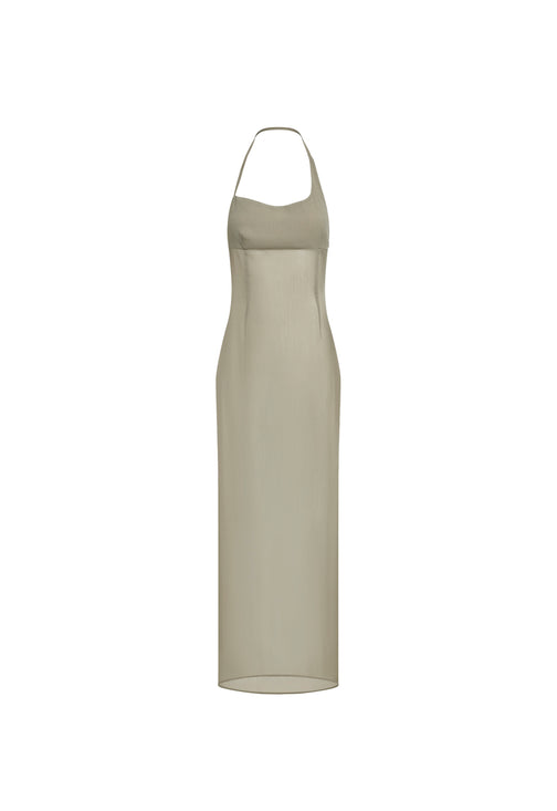 DRIFTWOOD MAXI DRESS - MATCHA