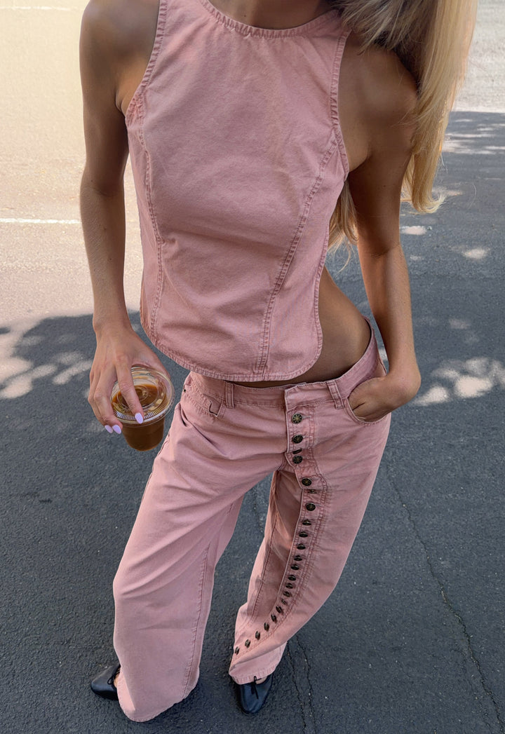 PENNY PANT - ROSE