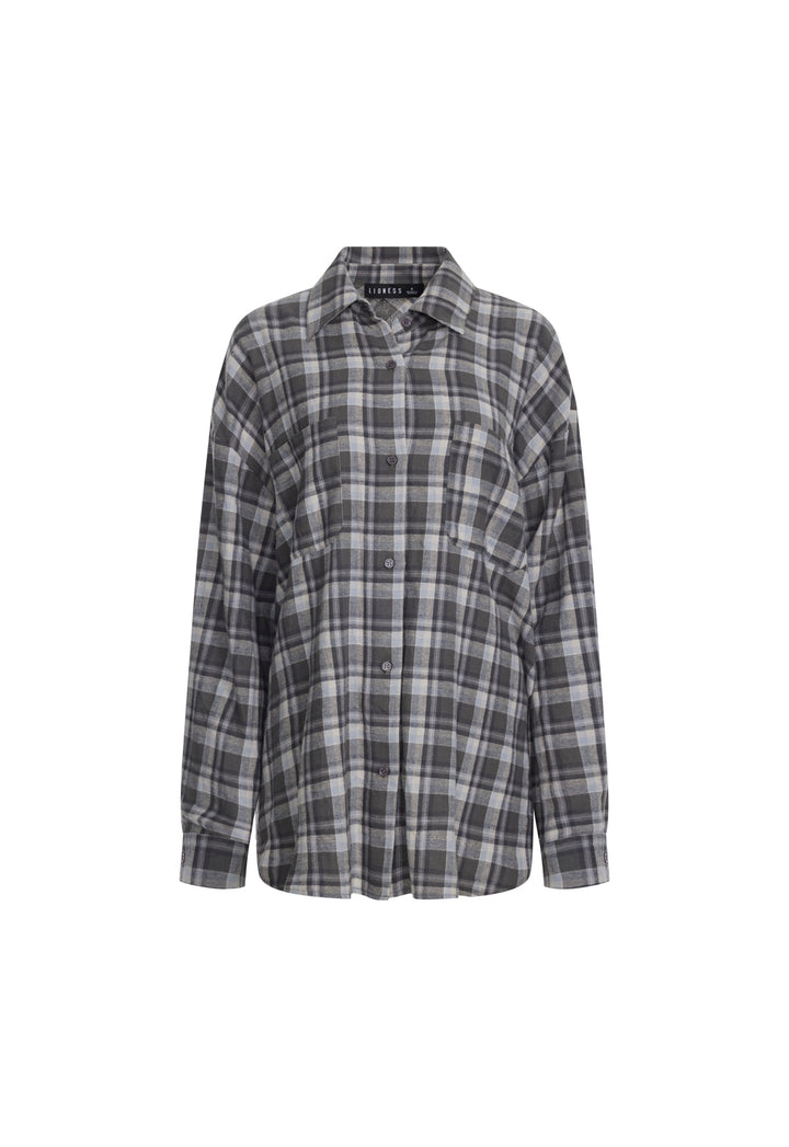 CLARITY SHIRT - SLATE PLAID