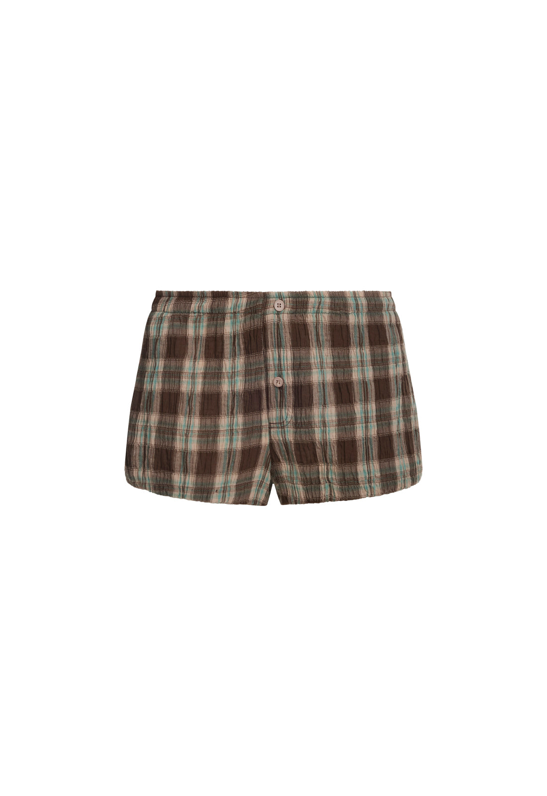ODETTE BLOOMER - CHOCOLATE PLAID