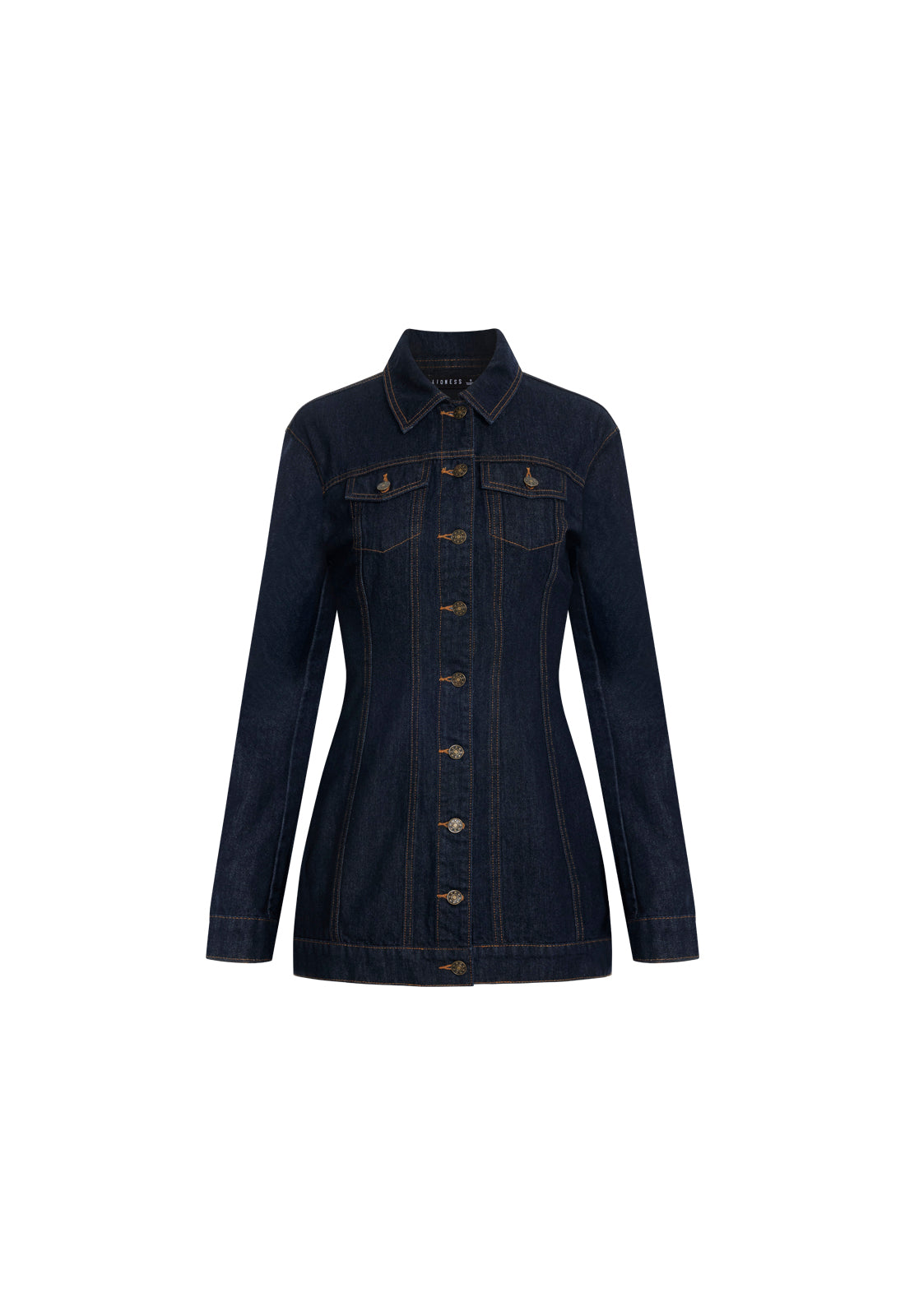 Rider Denim Mini Dress | Dark Denim Rider Denim Mini Dress | Dark Denim
