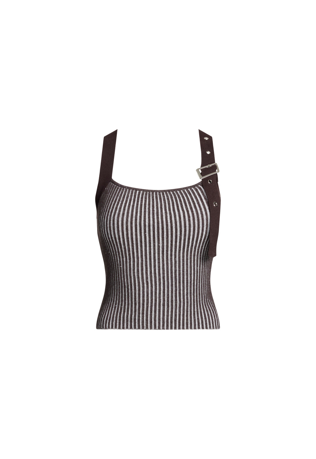 REBIRTH HALTER TOP - CHOCOLATE