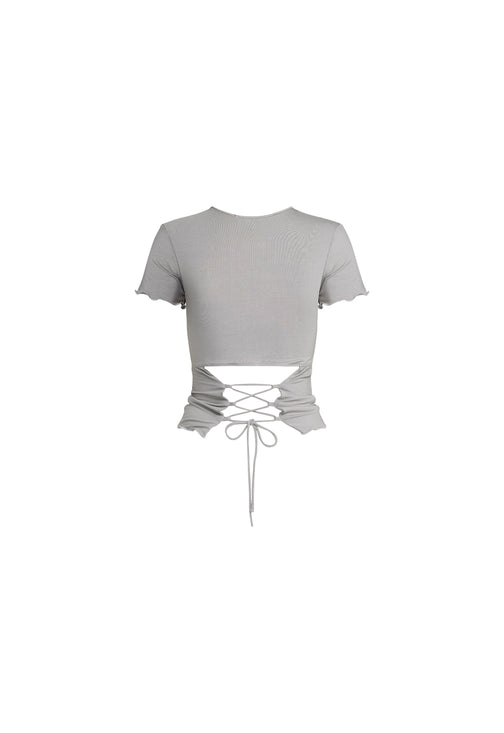 SAINT TIE TEE - GREY