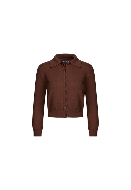 AWAKENING CARDIGAN - CHESTNUT