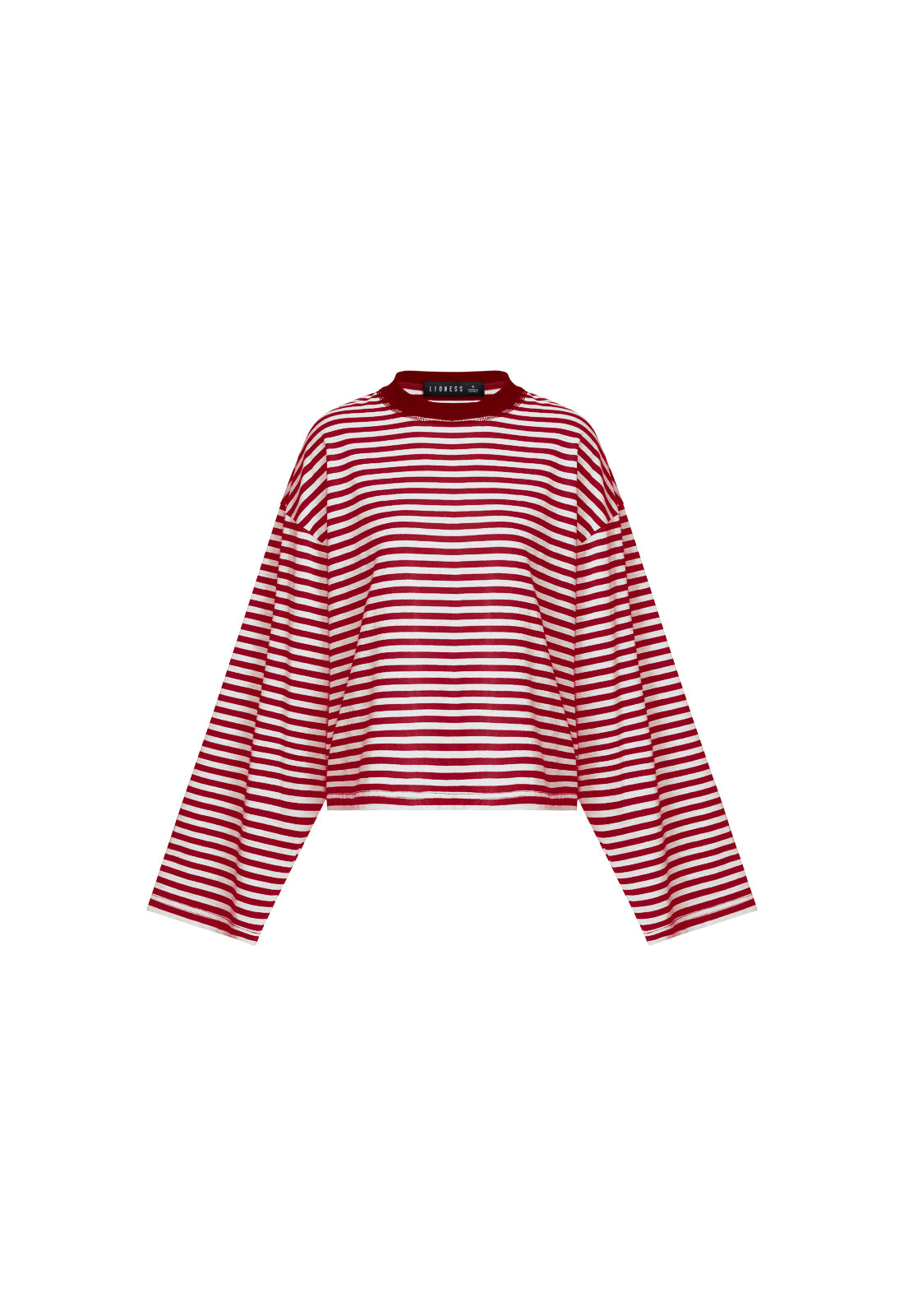 BLOOM LONG SLEEVE - WINE STRIPE