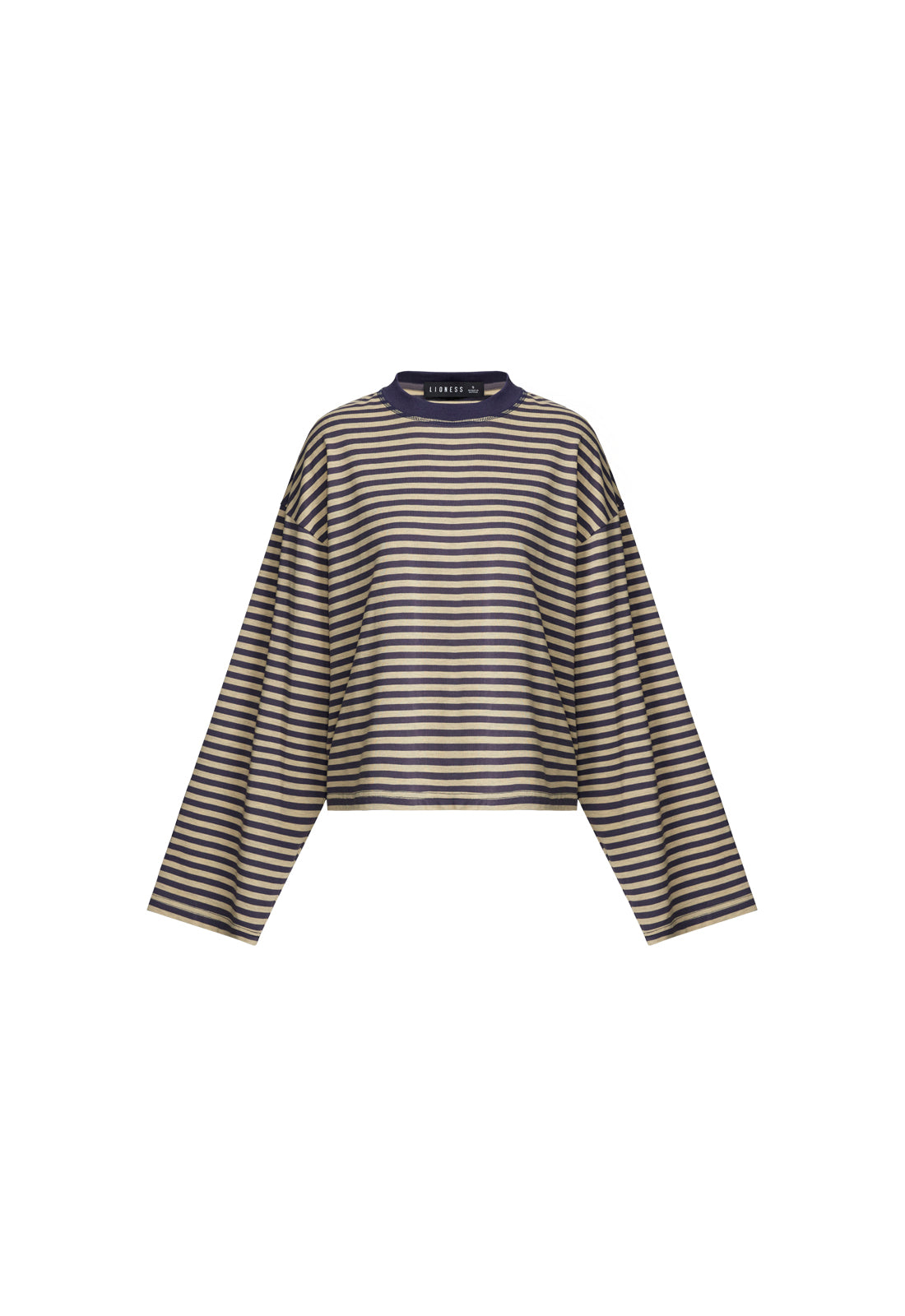 BLOOM LONG SLEEVE - BEIGE STRIPE