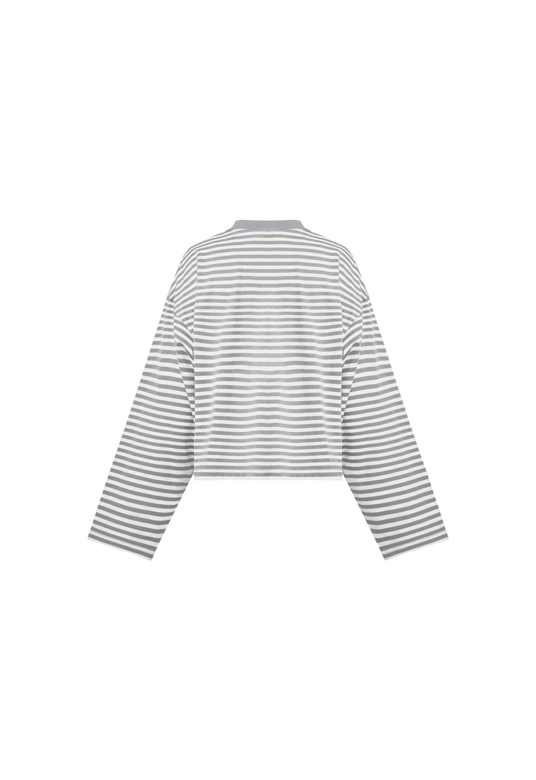 BLOOM LONG SLEEVE - ASH STRIPE