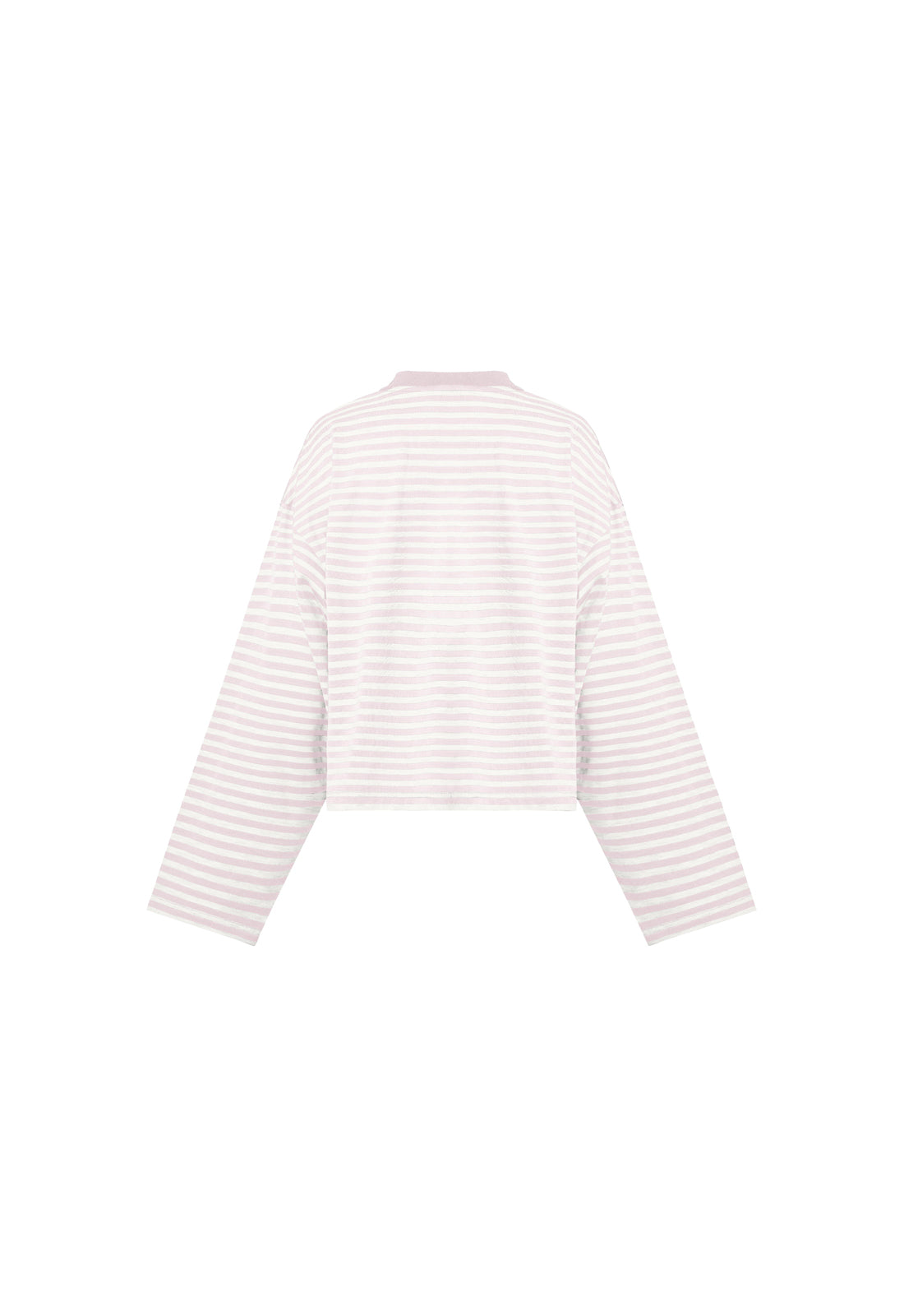 BLOOM LONG SLEEVE - BLUSH STRIPE