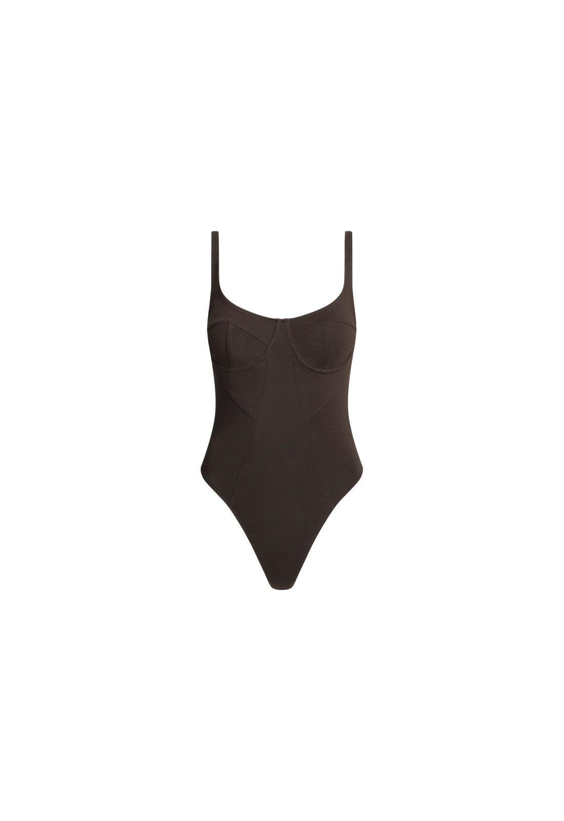 JE TAIME BODYSUIT - CHOCOLATE