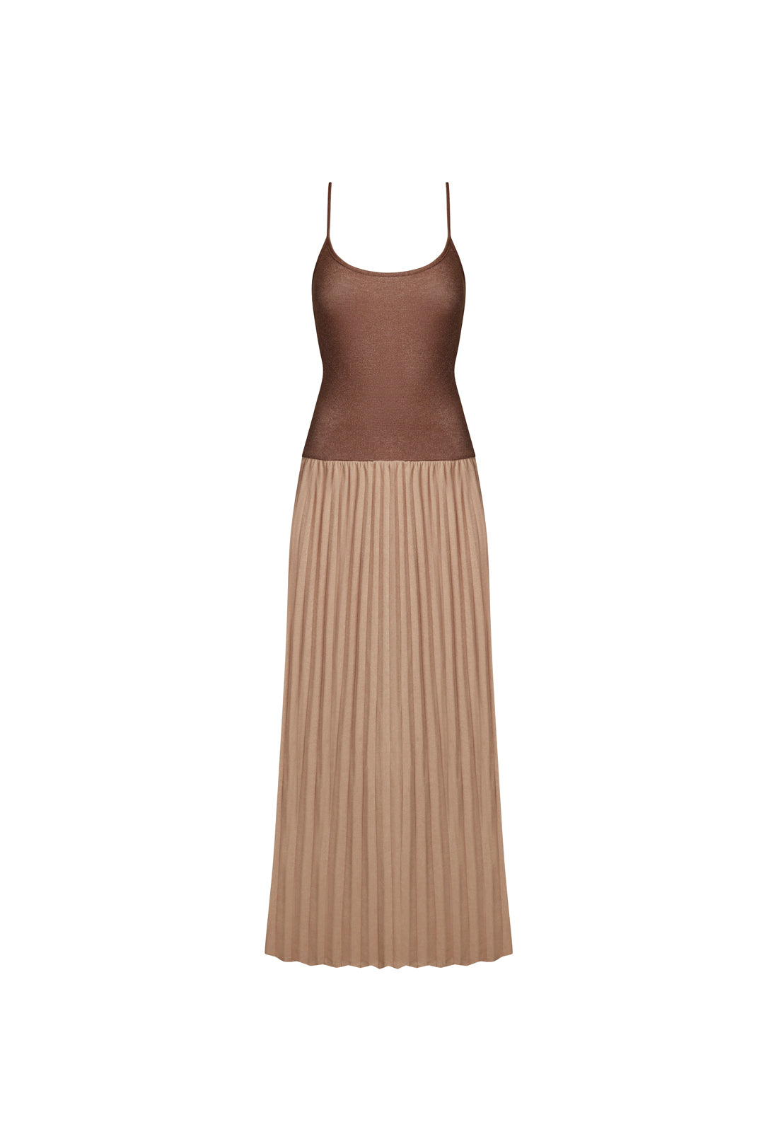 RENAISSANCE MAXI DRESS - CHOCOLATE