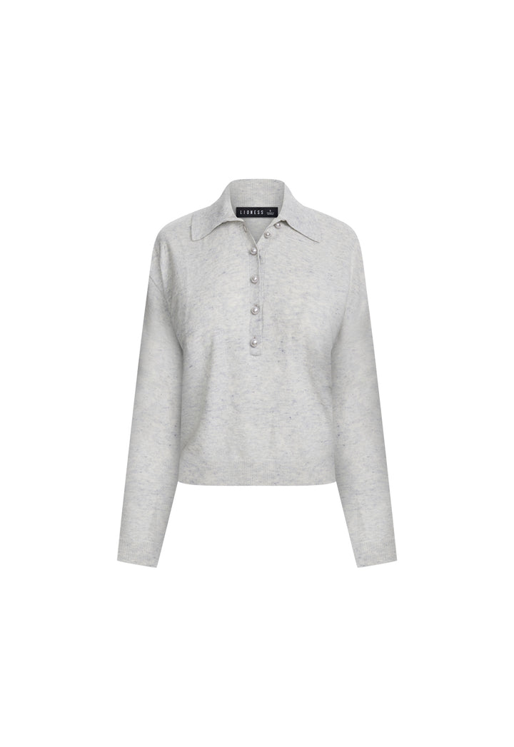 COCO KNIT TOP - DOVE