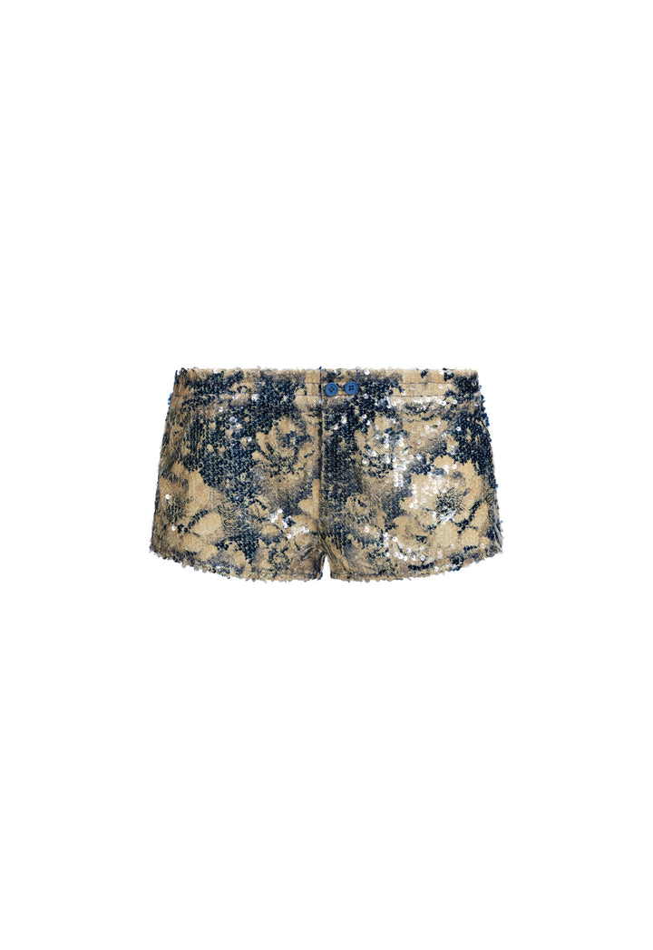 VILLA MINI SHORT - SLATE BLUE