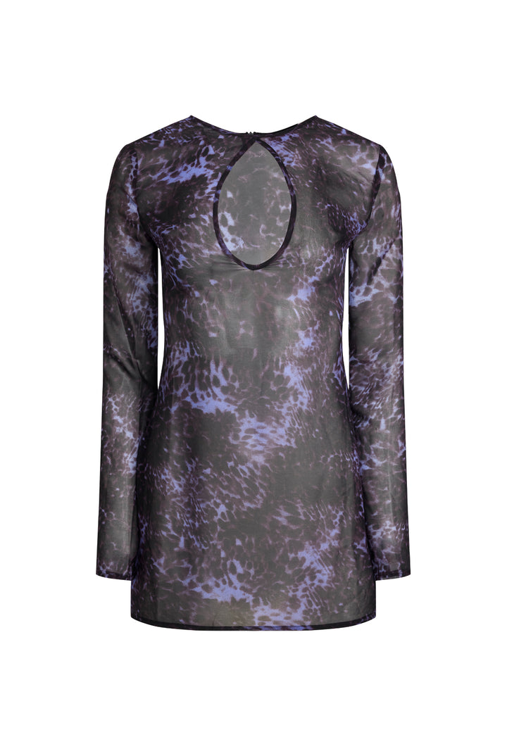 OPULENT MINI DRESS - AMETHYST