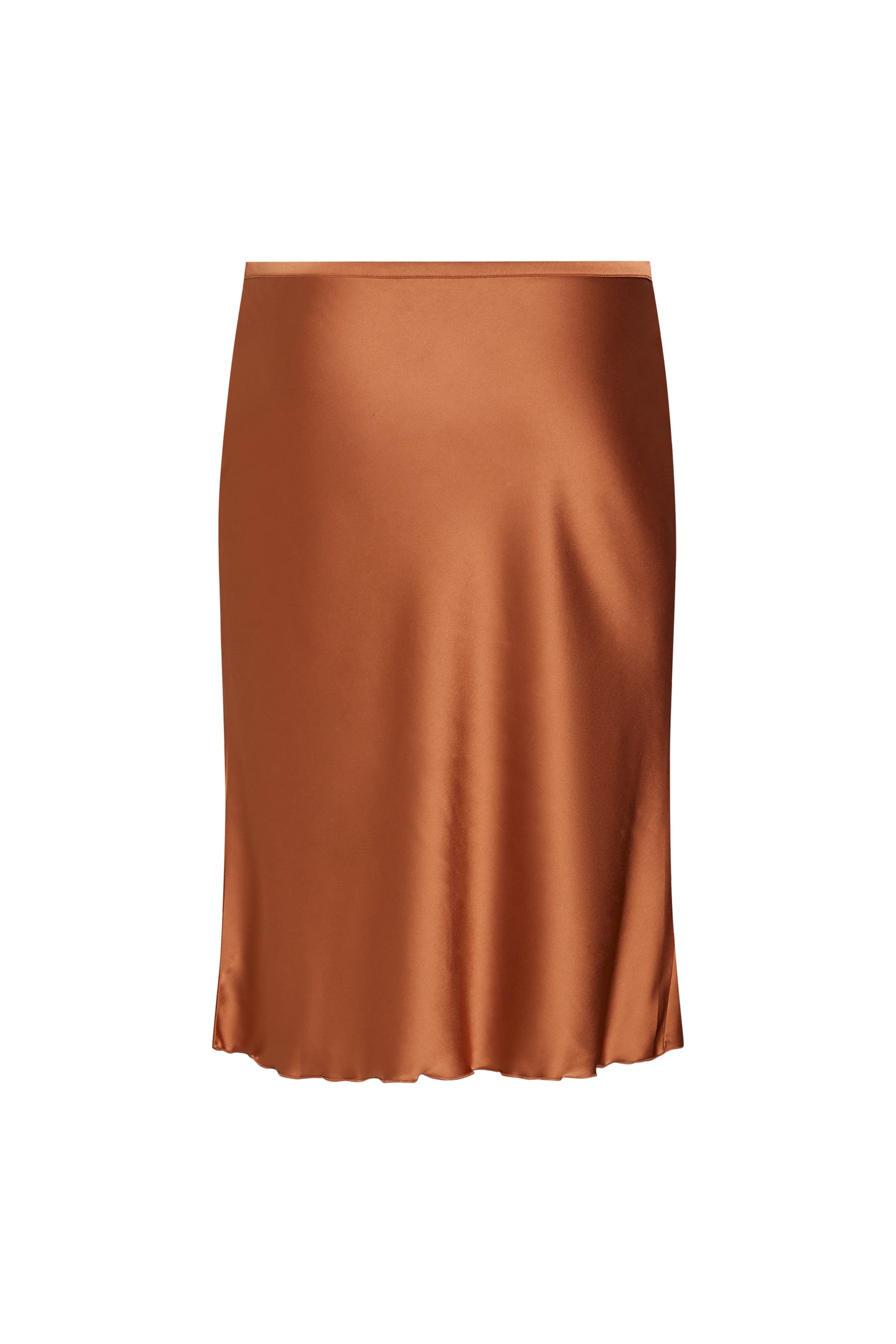 SHORELINE MIDI SKIRT - UMBER