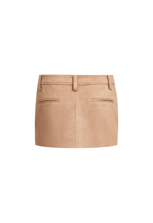 MIRAGE MINI SKIRT - CHOCOLATE