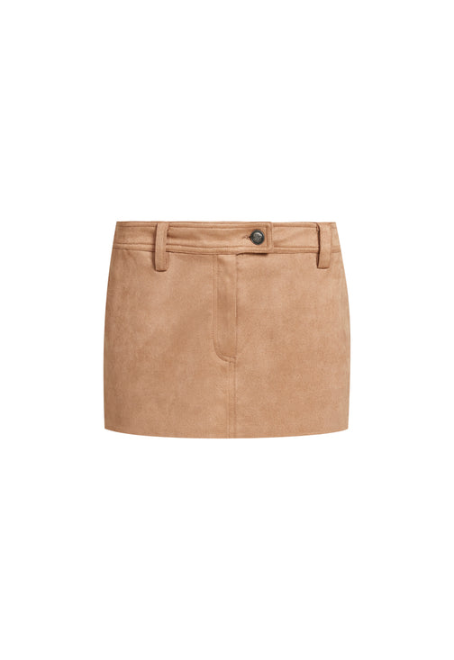 MIRAGE MINI SKIRT - CHOCOLATE